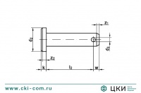 Штифт DIN 1444 B