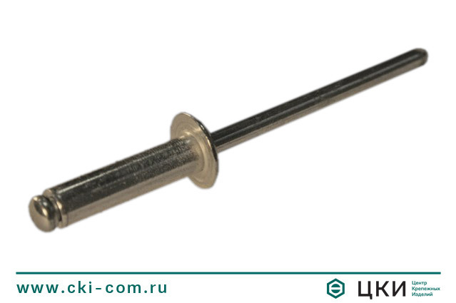 Заклепка тяговая с плоским бортом Micro
