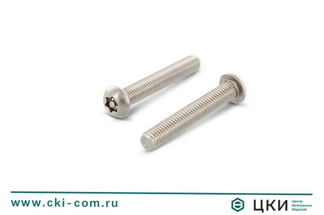 Винт антивандальный art. 9121 (~ISO7380) TORX-PIN