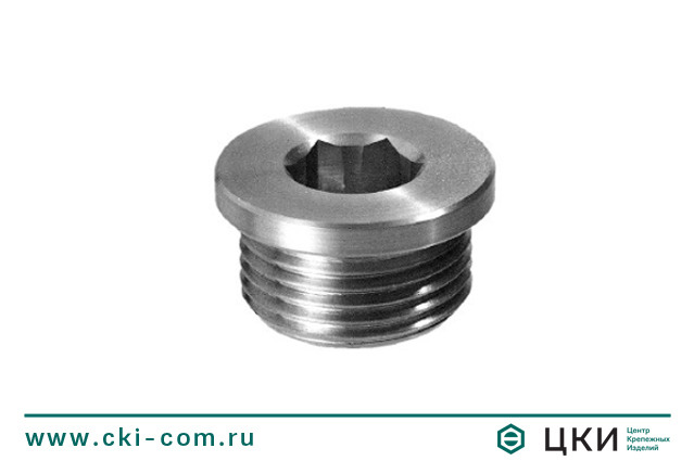 Пробка DIN 908 цилиндрическая