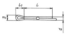  Шплинт DIN 94 чертеж длина
