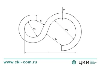 Крючок S-образный М8398-Н