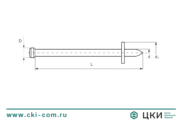 Дюбель-гвоздь монтажный