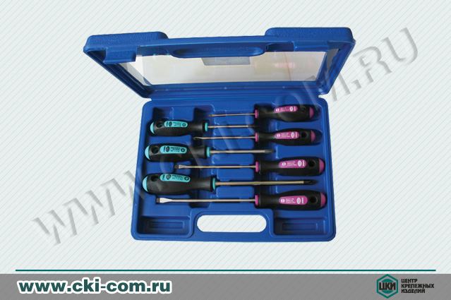 Набор отверток слесарных Narex Bystrice, серия TWIN PLAST PROFI