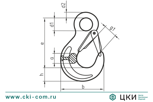 Крюк грузоподъемный SK