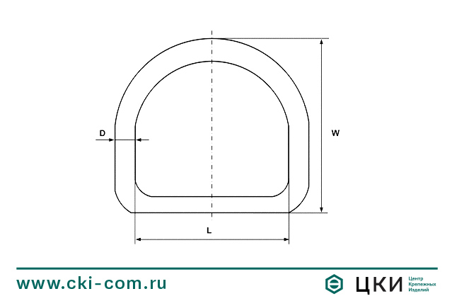 Кольцо D-образное М8376