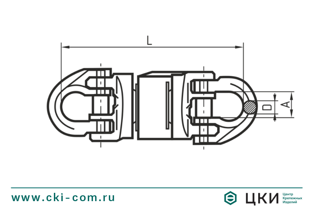 Вертлюг шарикоподшипниковый цепной Yoke