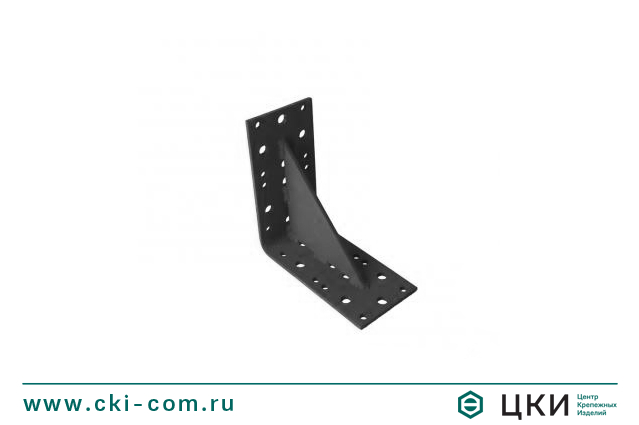 Пластина угловая утолщенная с ребром жесткости