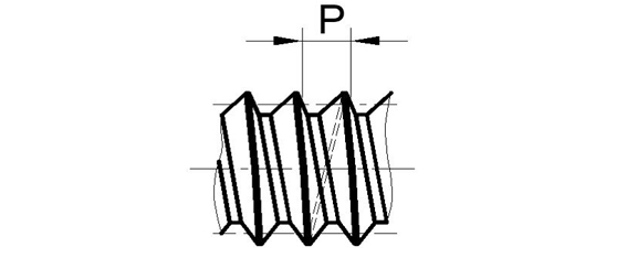 Шаг для основной и мелкой резьбы