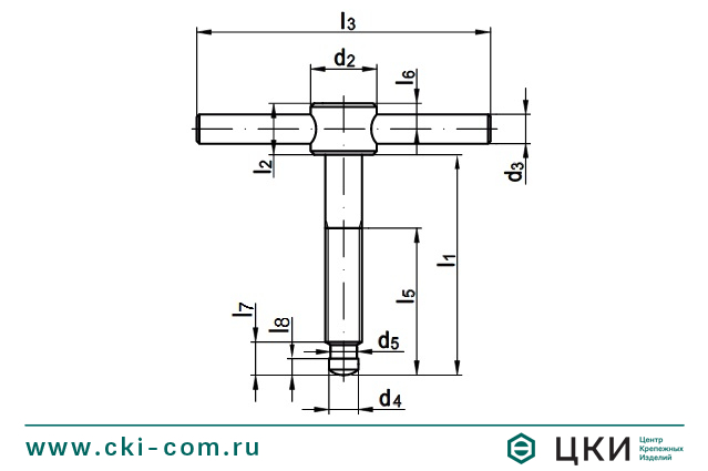 Винт воротковый DIN 6304