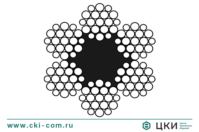 Трос 6х19 + FC ГОСТ 2688-80