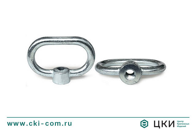 Гайка с кольцом для крышки DIN 28129