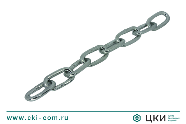 Цепь короткозвенная DIN 766