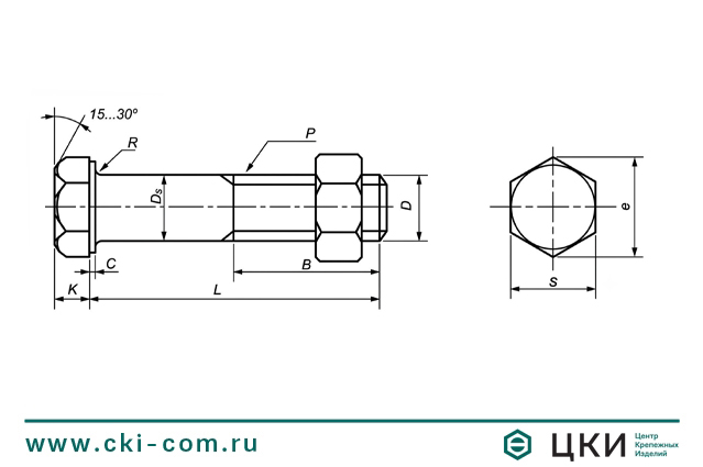 Болт DIN 601