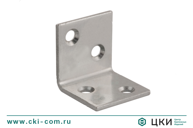 Пластина перфорированная угловая с одинаковыми отверстиями