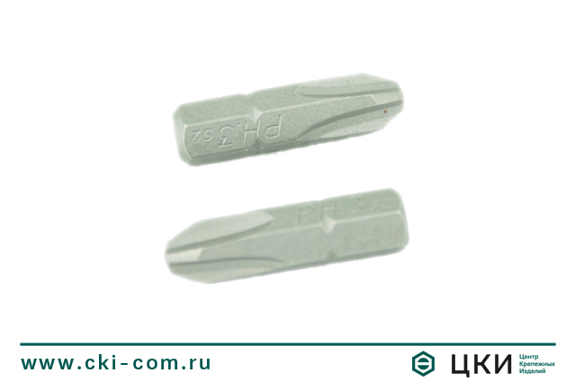 Бит со шлицем Phillips (Ph)