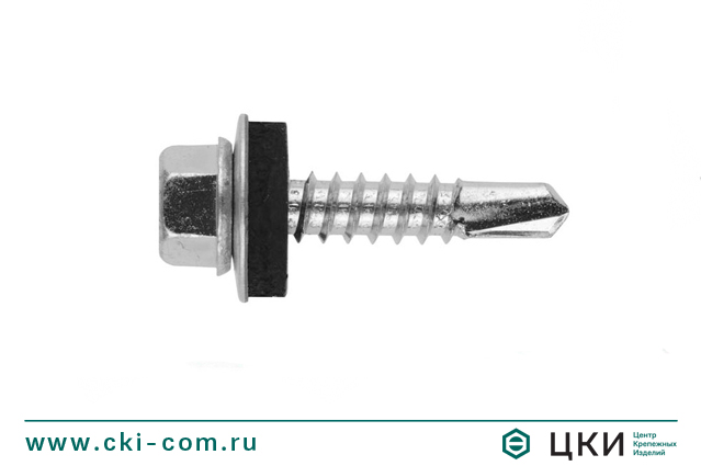 Саморез кровельный KRS сверлоконечный по металлу