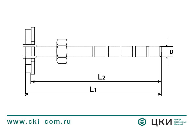Болт FHS CLIX-N для монтажных шин MS
