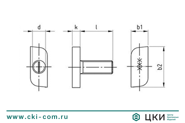 Болт с Т-образной головкой 38/17 art.9096