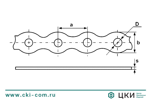 Лента монтажная (хомут) PVA