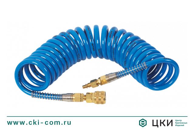 Шланг пневматический спиральный 5 м
