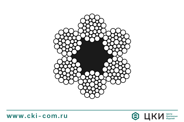 Трос 6х36 + FC ГОСТ 7668-80