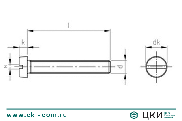 Винт DIN 84