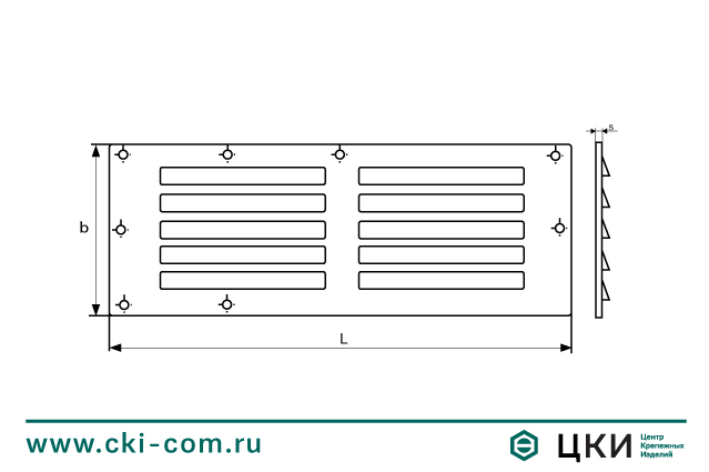 Решетка вентиляционная М 8057 C