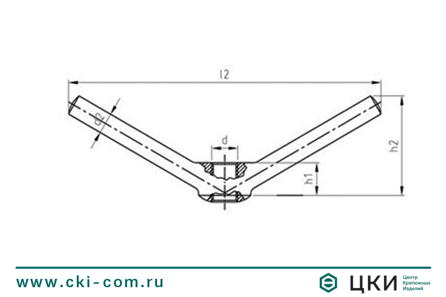 Гайка DIN 80701 рычажковая