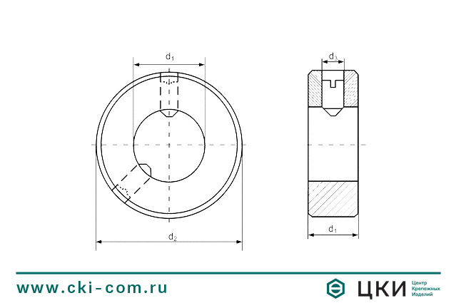 Кольцо установочное DIN 705