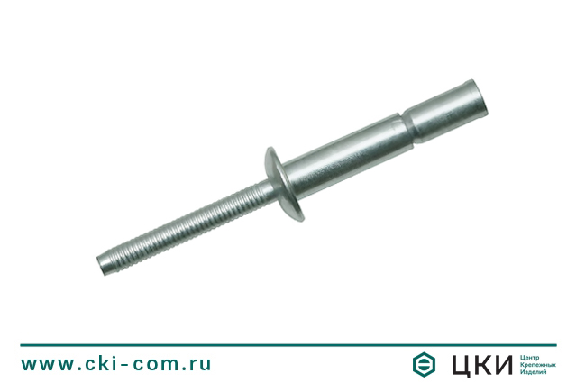 Заклепка вытяжная усиленная (структурная) с плоским буртом