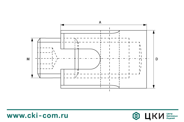 Зажим троса М 8424