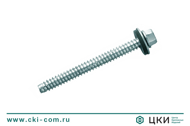 Саморез фасадный тупоконечный с EPDM-шайбой art. 88276