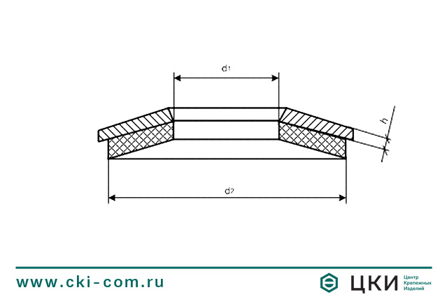 Шайба уплотнительная EPDM