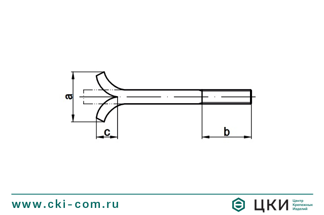 Анкерный фундаментный болт DIN 529