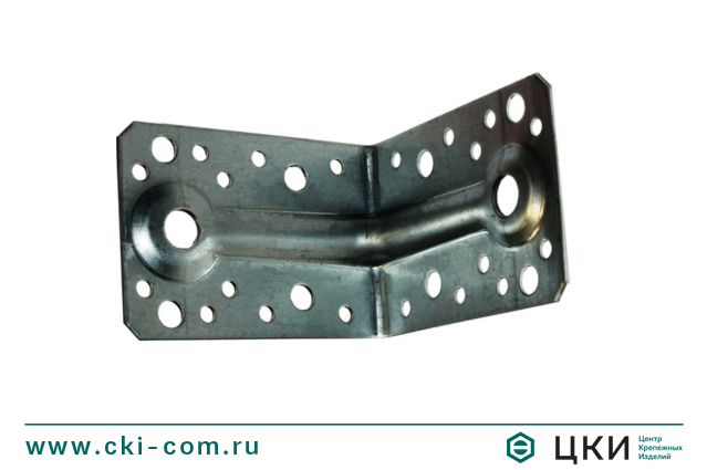 Пластина перфорированная угловая усиленная Rambo