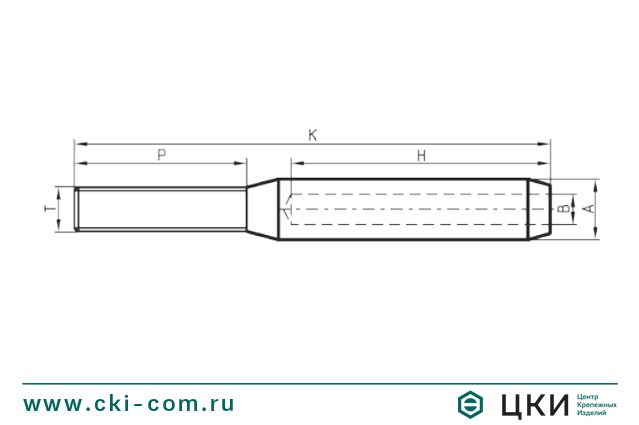 Обжимной наконечник троса STTT-R резьбовой