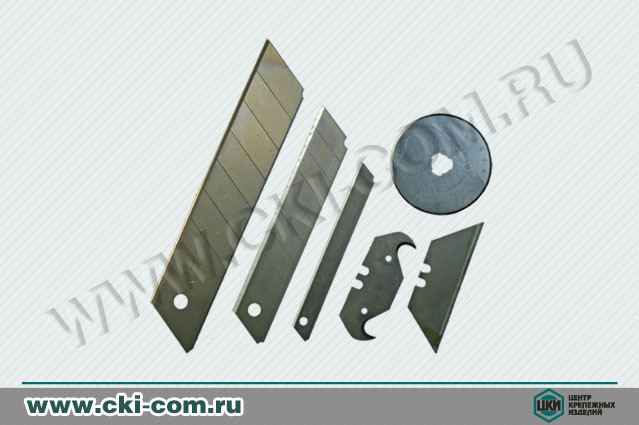 Лезвия к ножам выдвижным, строительным