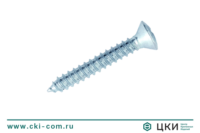 Шуруп с полупотайной головкой и крестообразным шлицем ГОСТ 1146-80