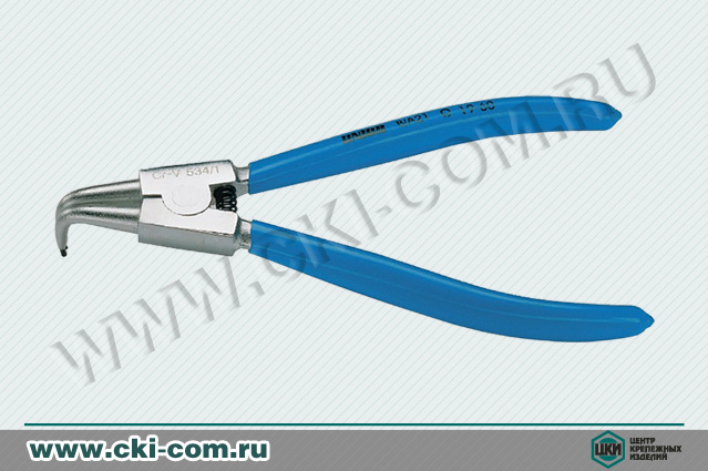 Клещи для внутренних стопорных колец Unior