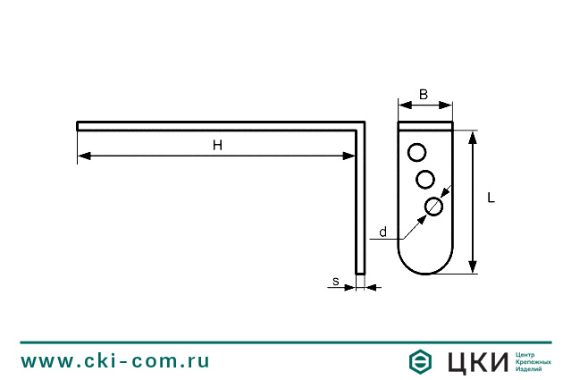 Пластина перфорированная угловая окрашенная