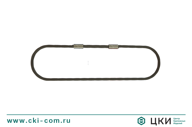 Универсальный кольцевой двухветвевой канатный строп УСК2