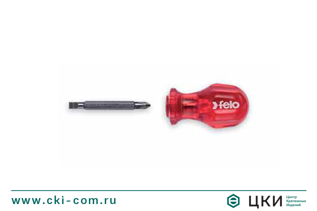 Отвёртка двусторонняя короткая Felo