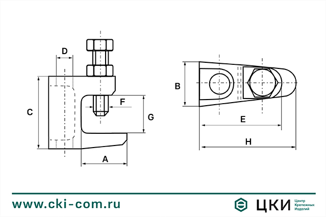 Струбцина монтажная TK