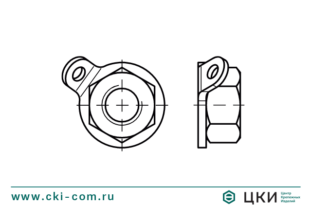 Гайка со стопорной лапкой art. 88153