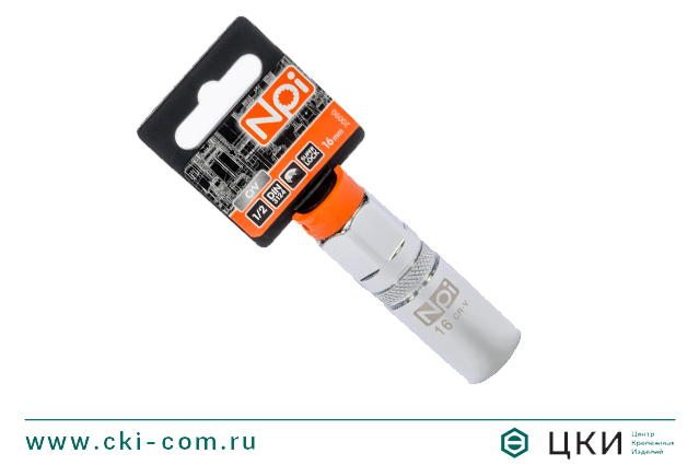 Головка торцевая свечная с магнитом тип 1/2" NPI