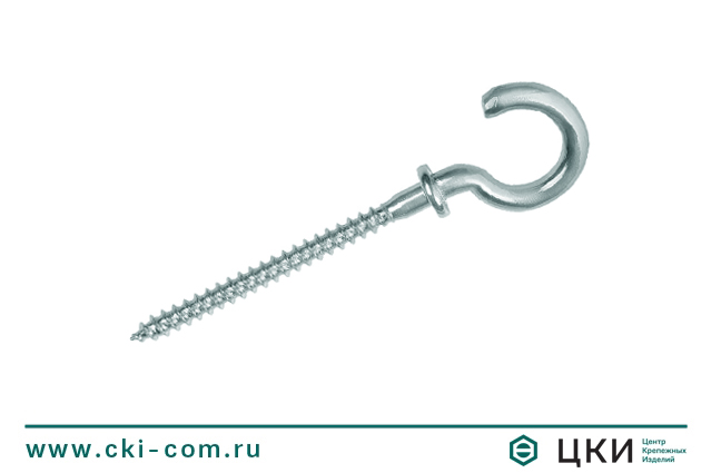 Шуруп-полукольцо с фланцем