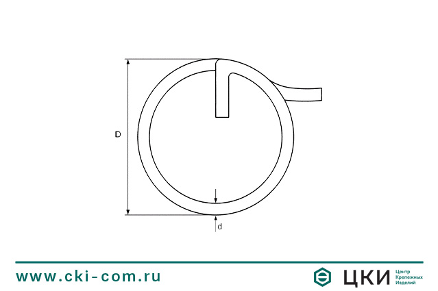 Шплинт кольцевой М 8383