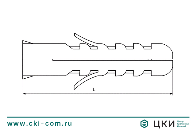 Дюбель распорный Fischer S