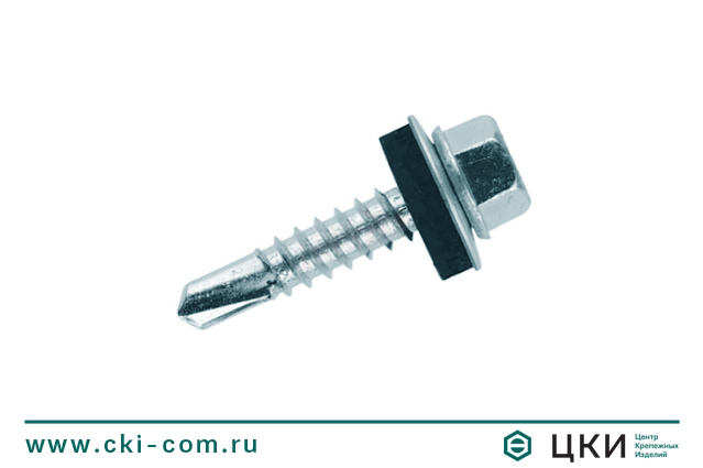 Саморез кровельный KRS сверлоконечный по металлу